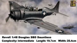 MODÈLE À COLLER SBD DAUNTLESS 1/48 NIVEAU #4